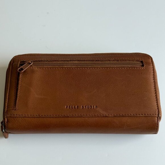Pelle Studio Tan Leather Wallet - Picture 6 of 11